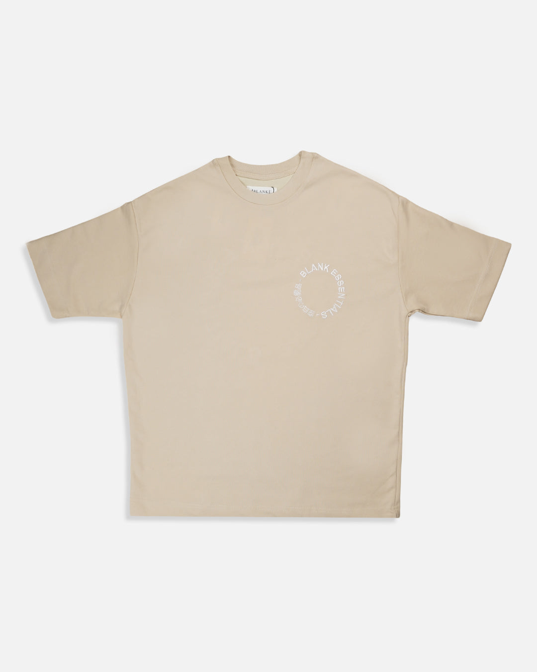 Blanky Branded Men's Beige Drop Shoulder Tee MT-20