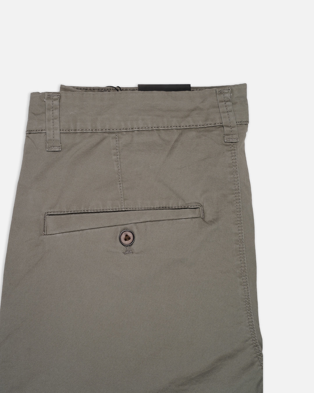Zelig Branded Men's Grey Color Slim-Fit Cotton Chinos Branded MCP-28