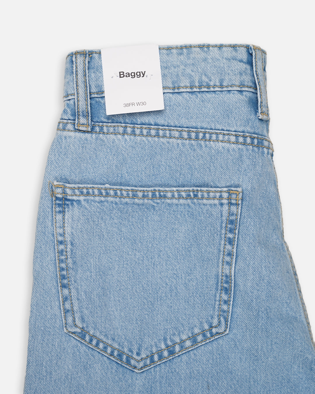 Branded Men's Light Blue Baggy Jeans MJ-08