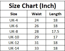 Misguidd Branded Women's Short White & Blue Color MWS-07