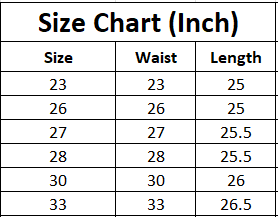 Branded Girl's Capri Jeans Denim Blue Color GJ-02