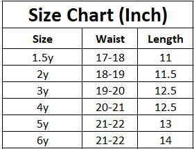 Zarraa Kid's Casual Short Sky Blue Color KST-05