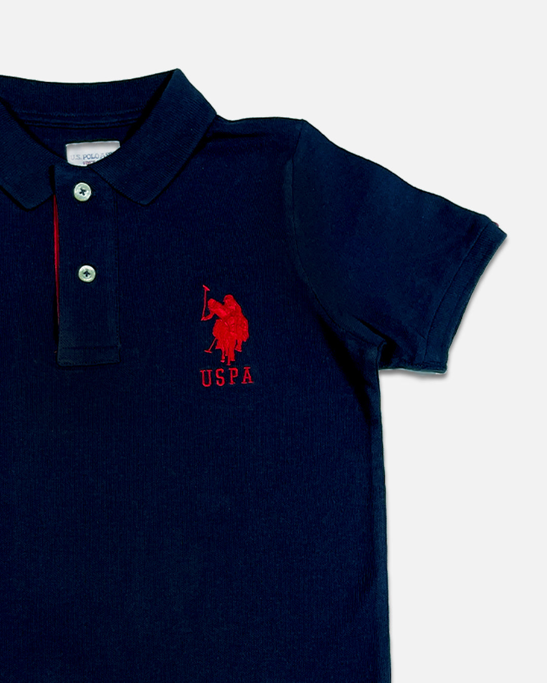 US Pollo Branded Men's Polo T-shirt Navy Blue Color MPT-21