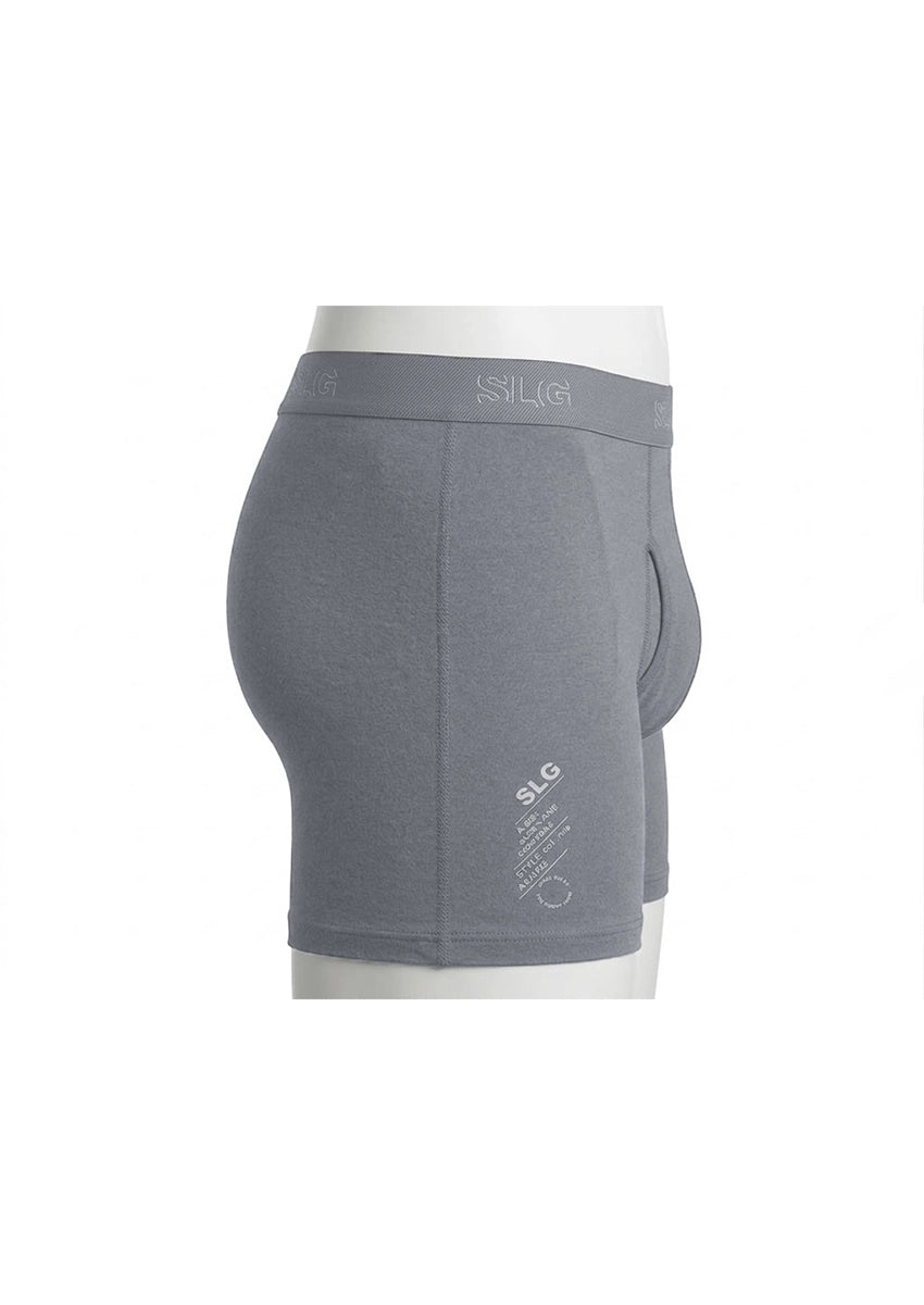 Sloggls Branded Men’s Prmium Boxer - Grey BR-13