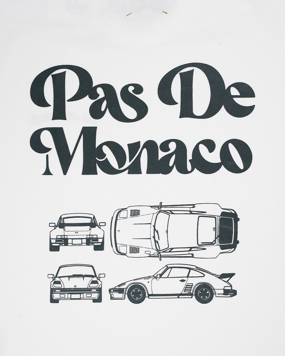 Pas Monaco Branded Men's White Tee MT-23
