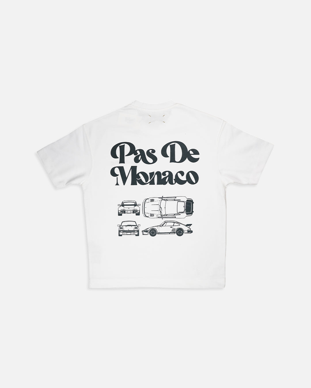 Pas Monaco Branded Men's White Tee MT-23