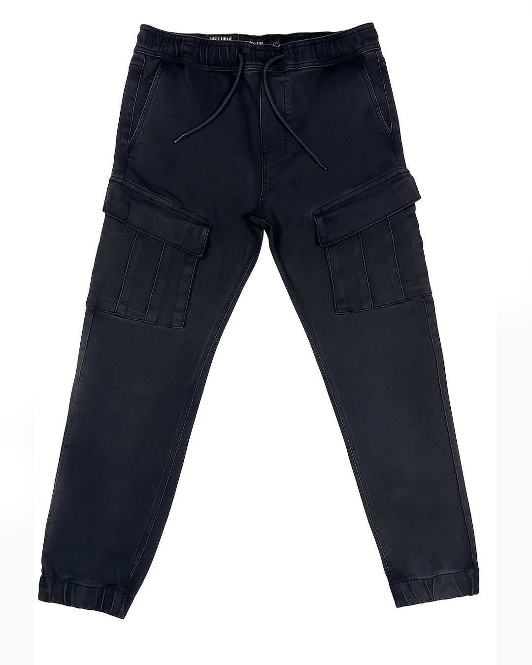 PullNBear Branded Men's Cargo Fit Pant Black Color CFP-04