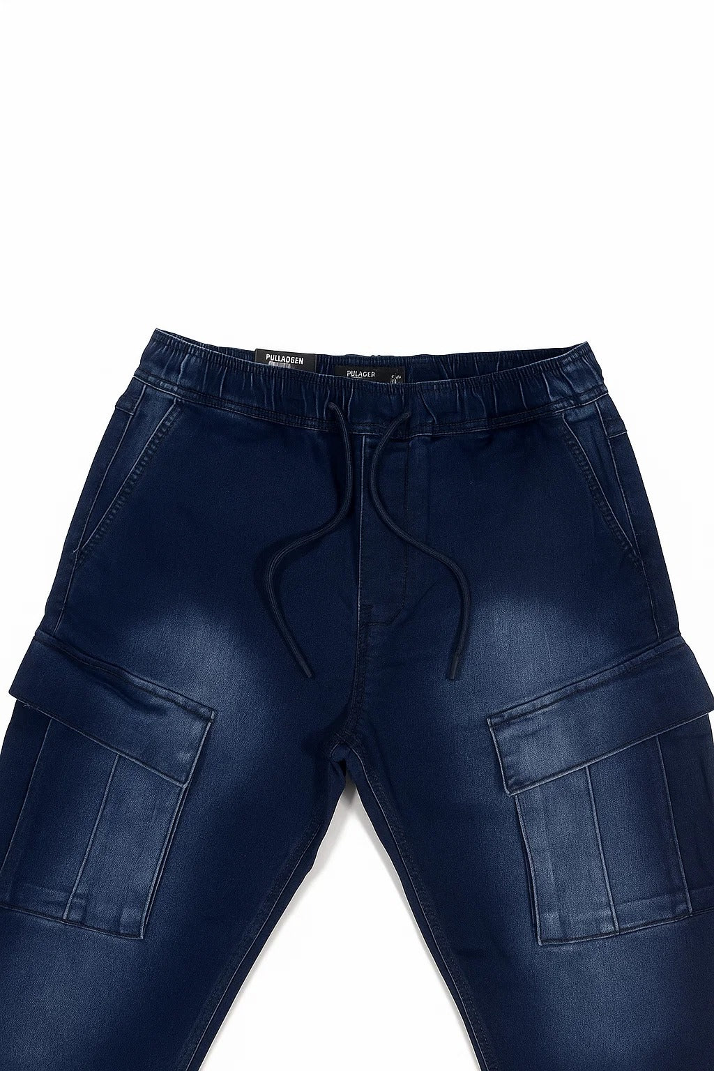 PullNBear Branded Men's Cargo Fit Pant Blue Color CFP-03