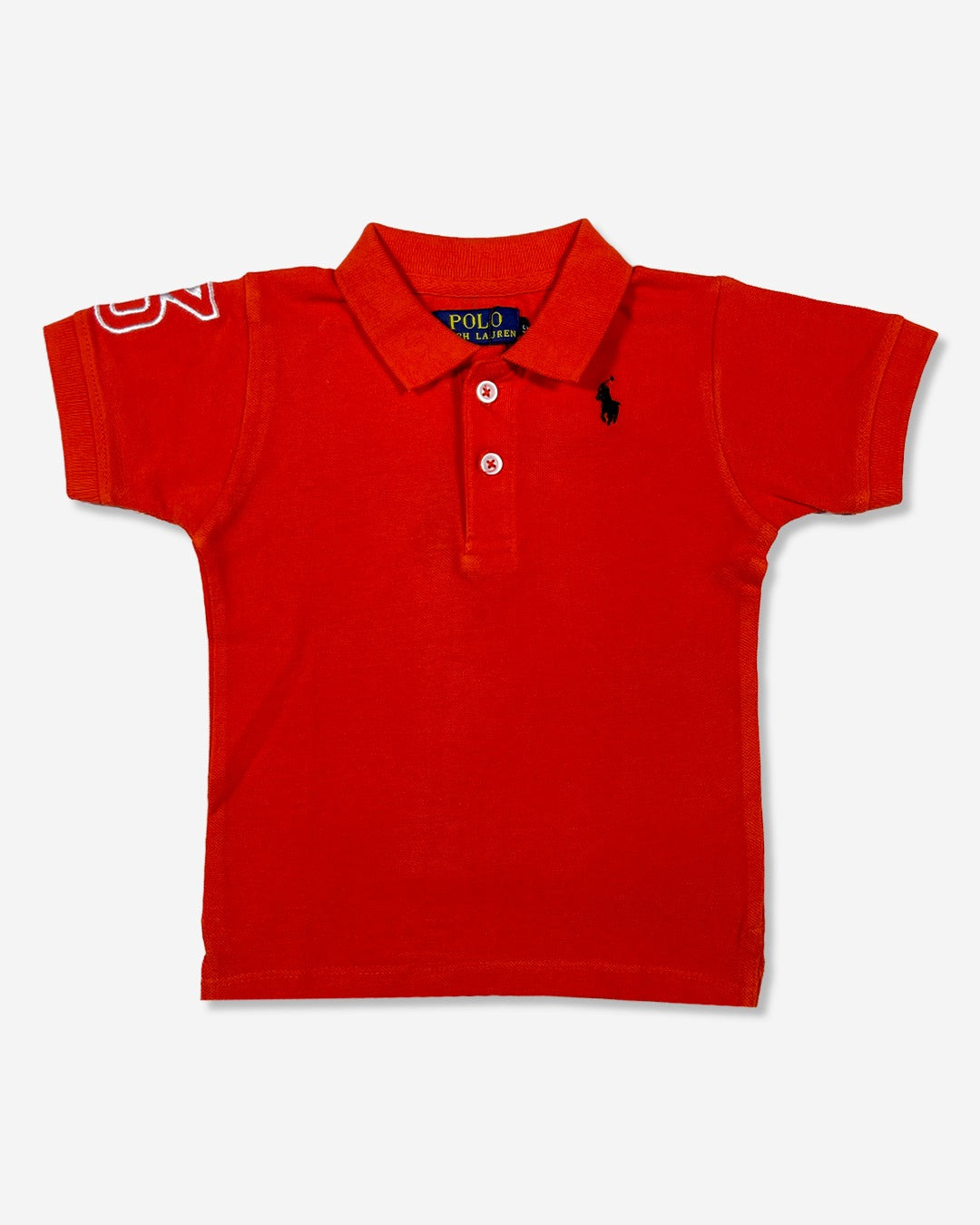 US Pollo Branded Boy's Polo T-shirt Orange Color BPT-02