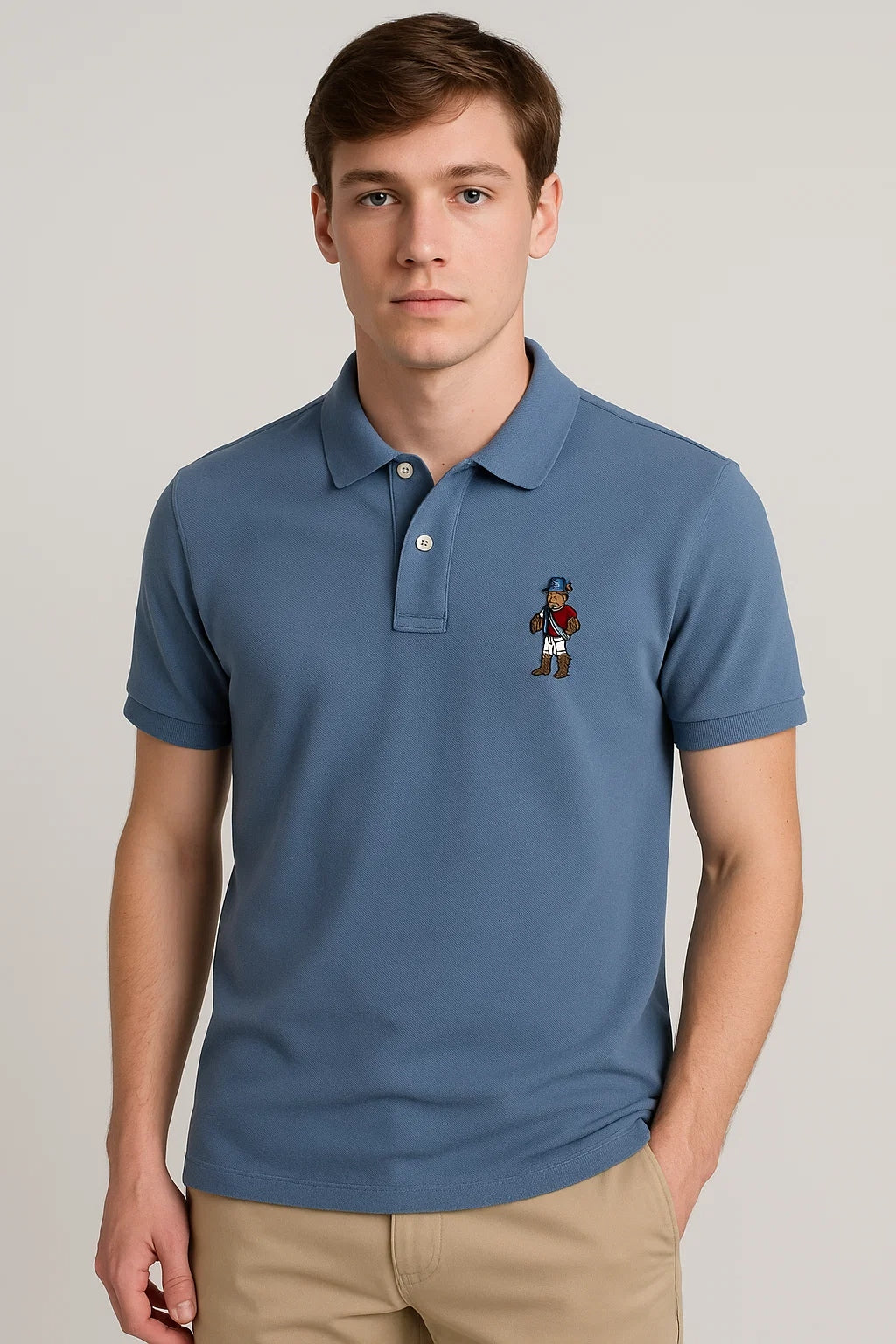 US Pollo Branded Men's Polo T-shirt Blue Color MPT-18