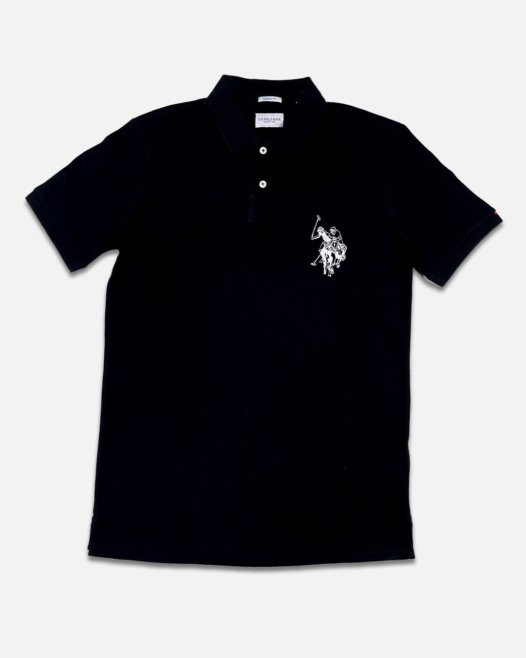 US Pollo Branded Men's Polo T-shirt Black Color MPT-23