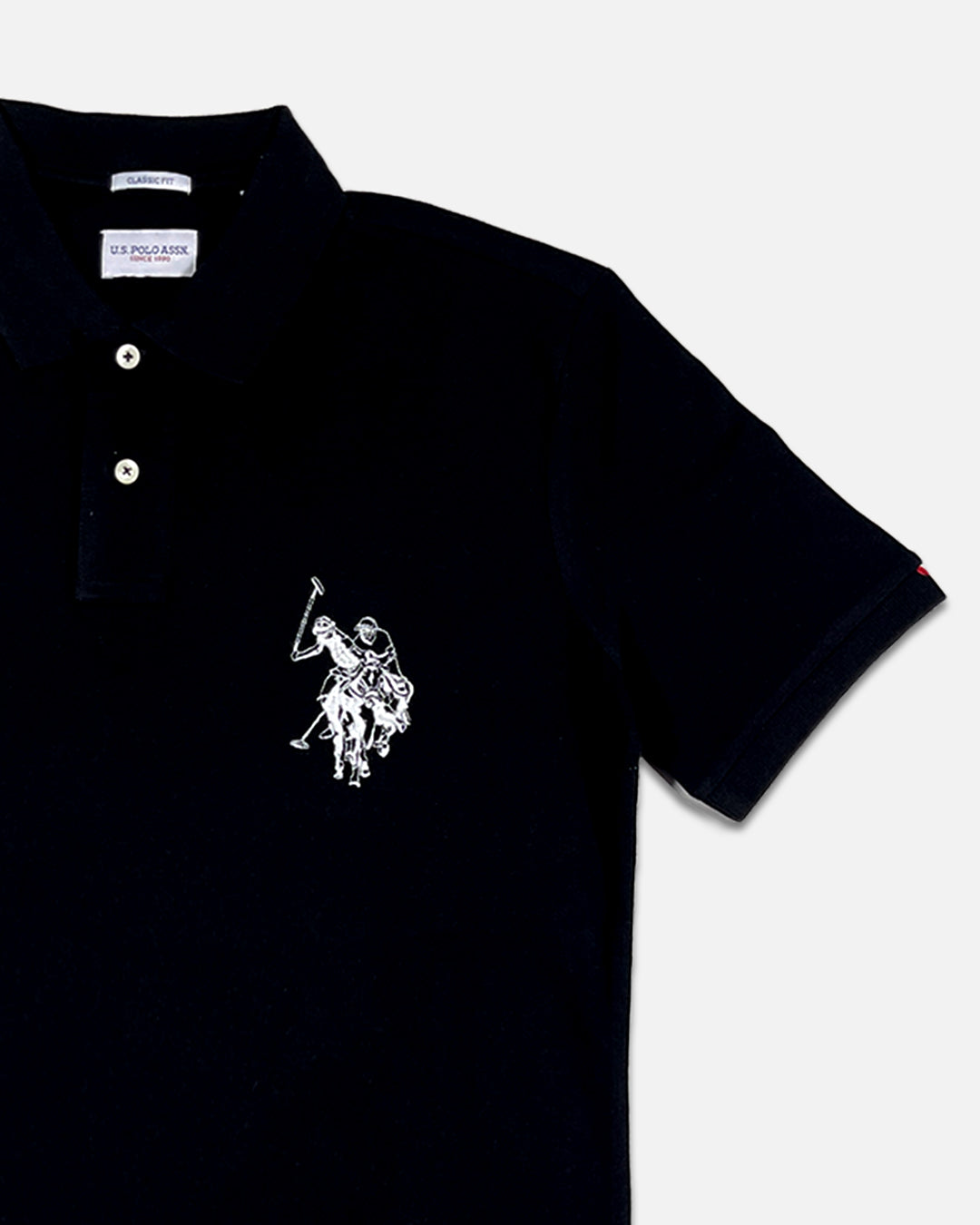 US Pollo Branded Men's Polo T-shirt Black Color MPT-23