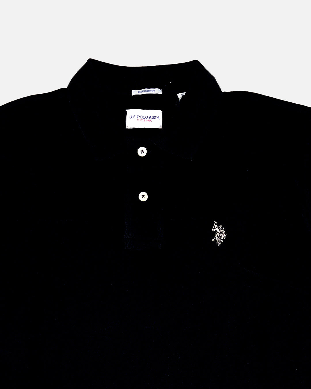 US Pollo Branded Men's Polo T-shirt Black Color MPT-22