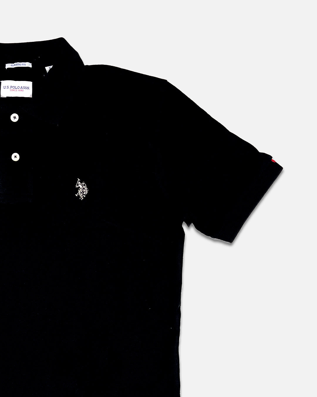 US Pollo Branded Men's Polo T-shirt Black Color MPT-22