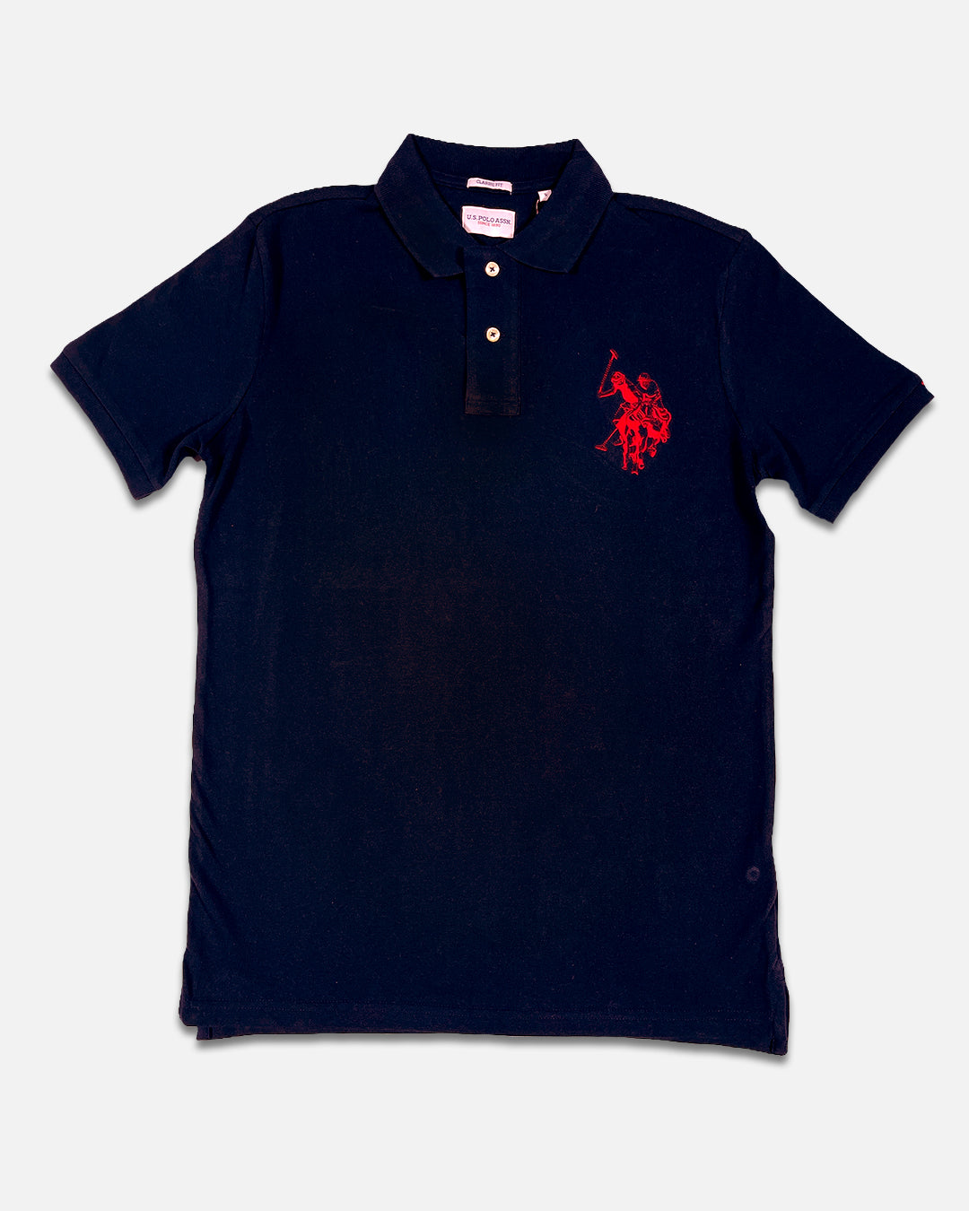 US Pollo Branded Men's Polo T-shirt Navy Blue Color MPT-20