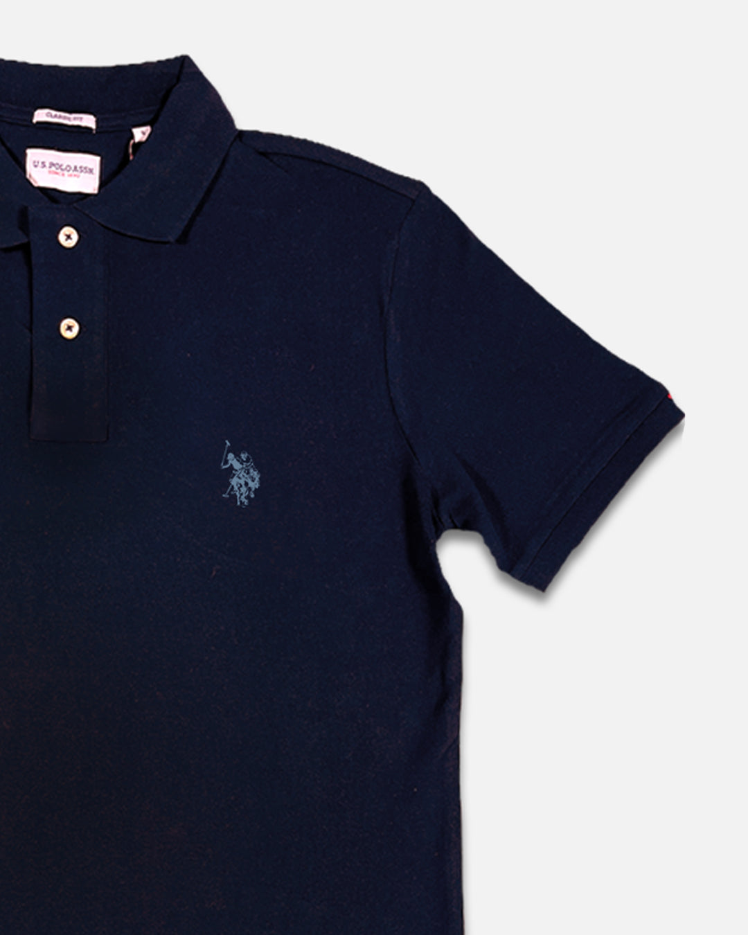 US Pollo Branded Men's Polo T-shirt Navy Blue Color MPT-19