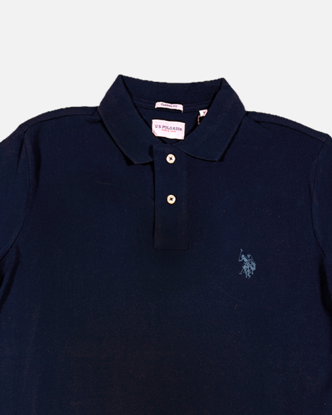 US Pollo Branded Men's Polo T-shirt Navy Blue Color MPT-19
