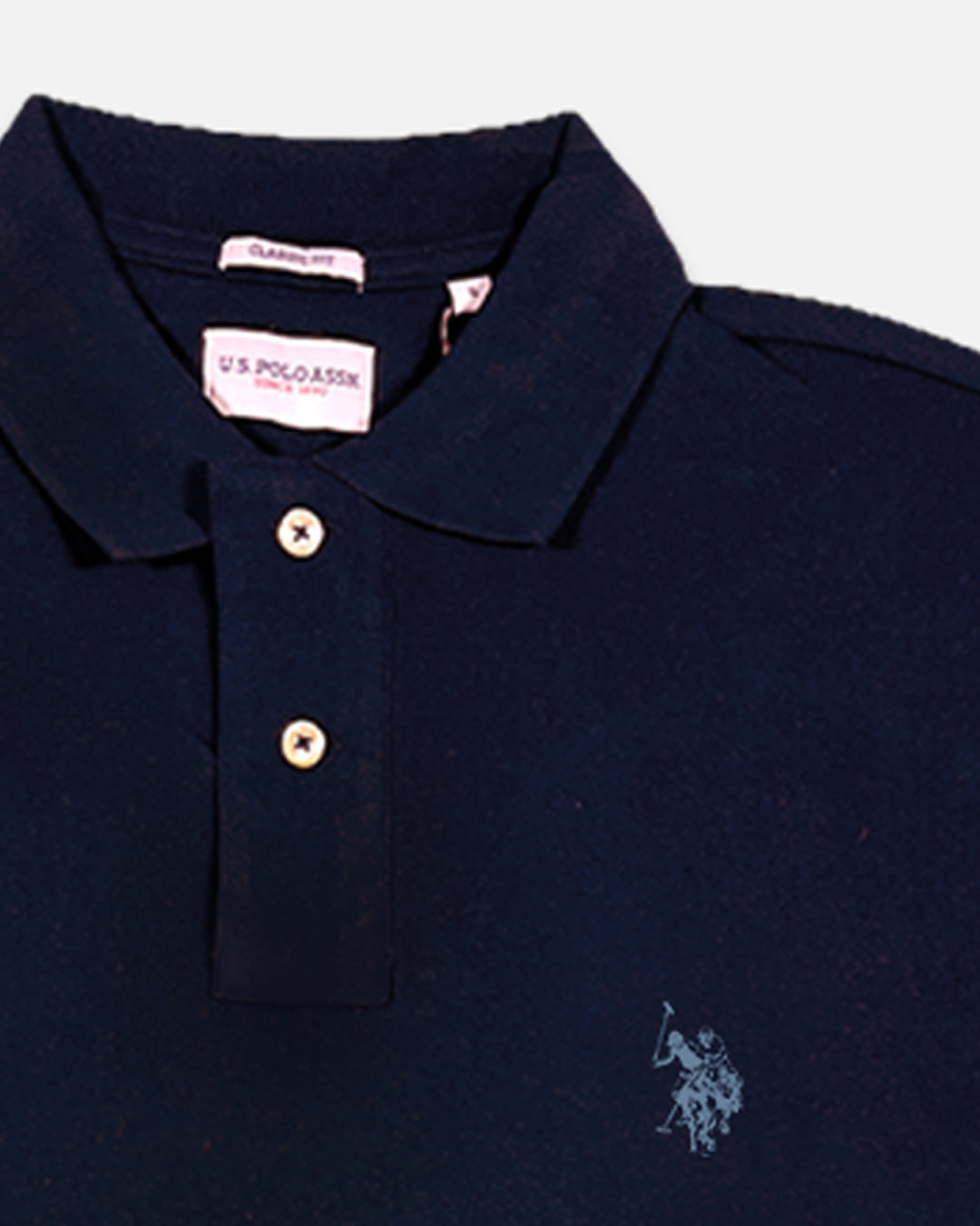 US Pollo Branded Men's Polo T-shirt Navy Blue Color MPT-19