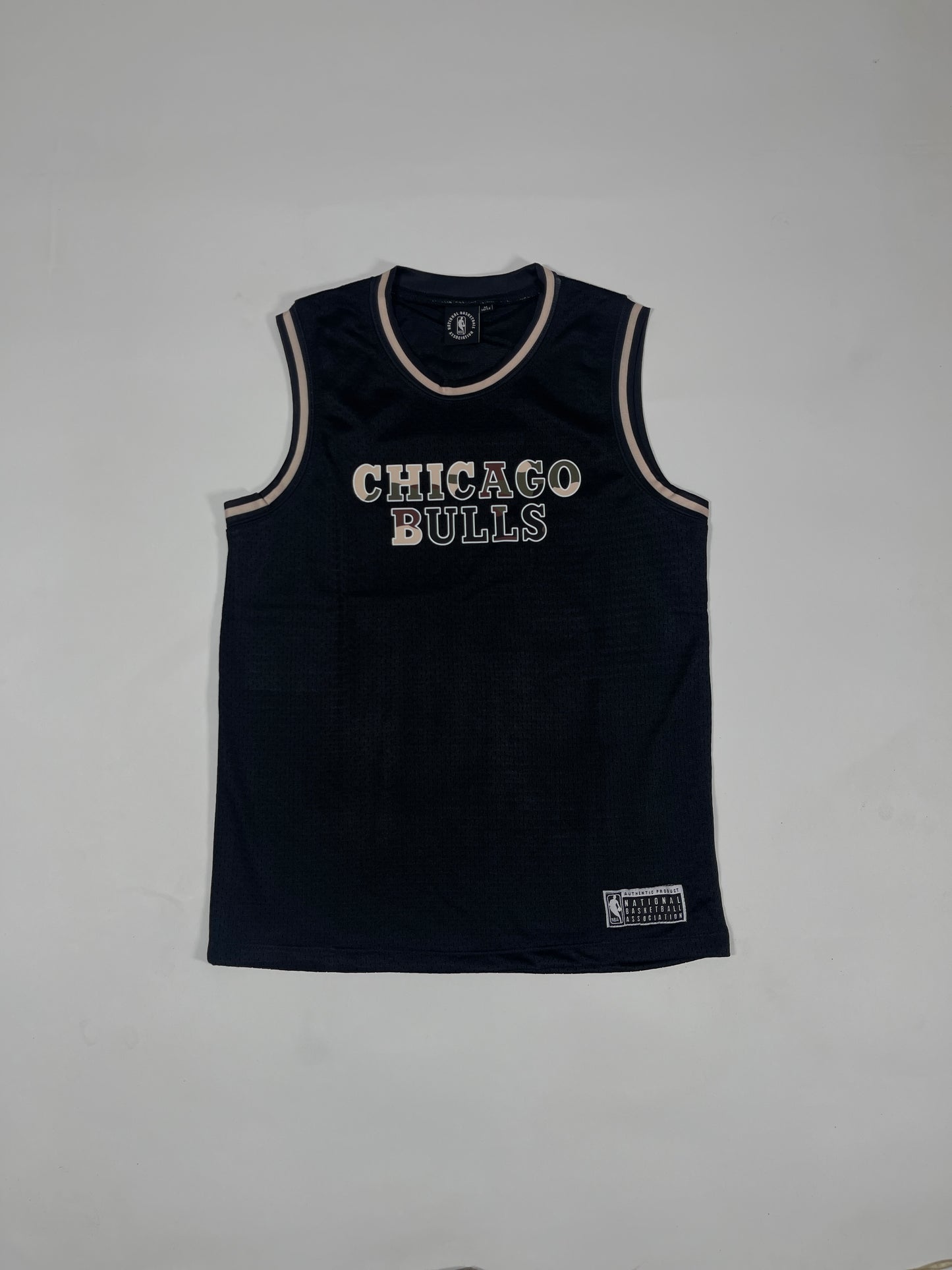 NBBA Branded Boy's Polyester Sando Black Color BSO-02