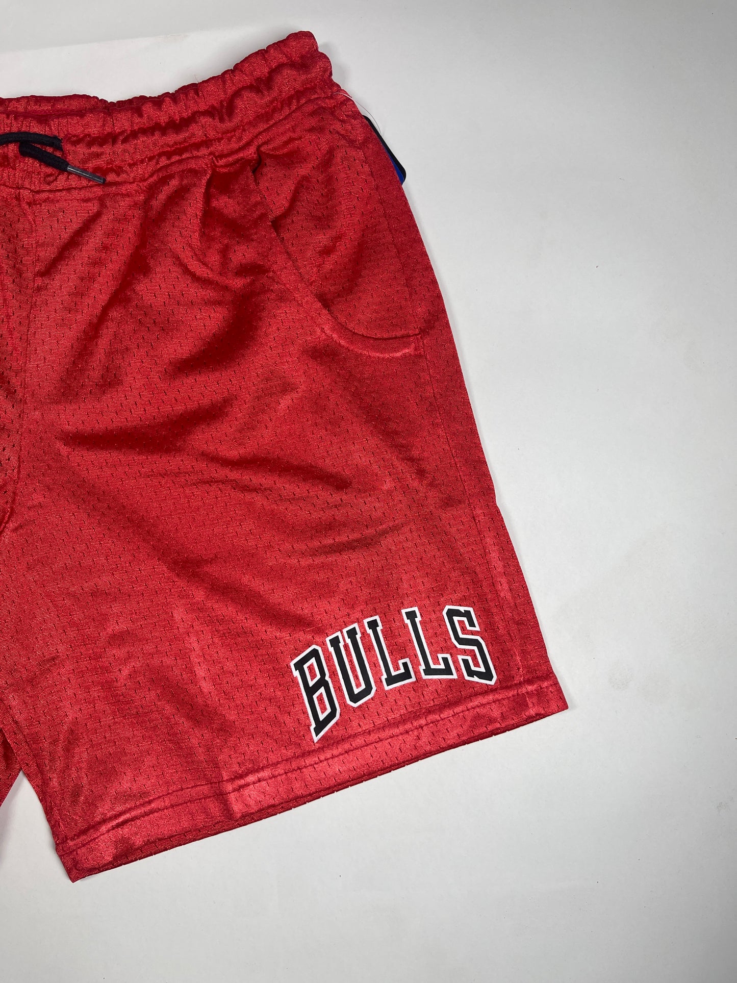 NBBA Branded Boy's Polyester Shorts Red Color BST-01