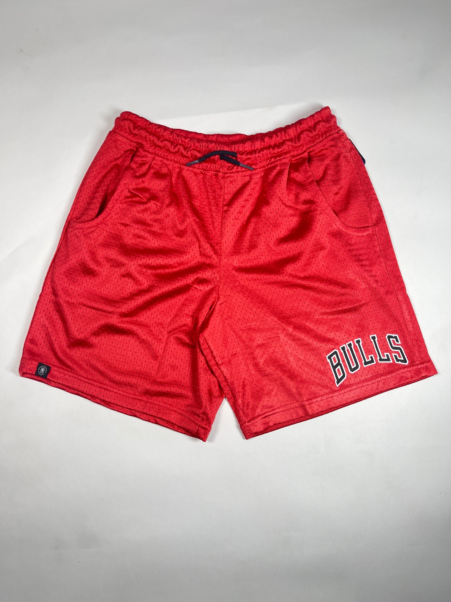 NBBA Branded Boy's Polyester Shorts Red Color BST-01