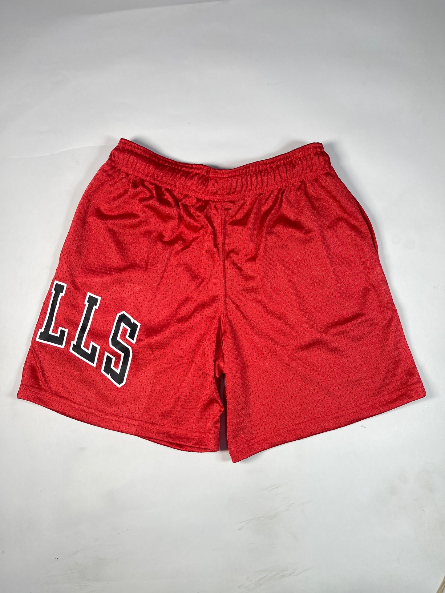 NBA Branded Boy's Polyester Shorts Red Color BST-02