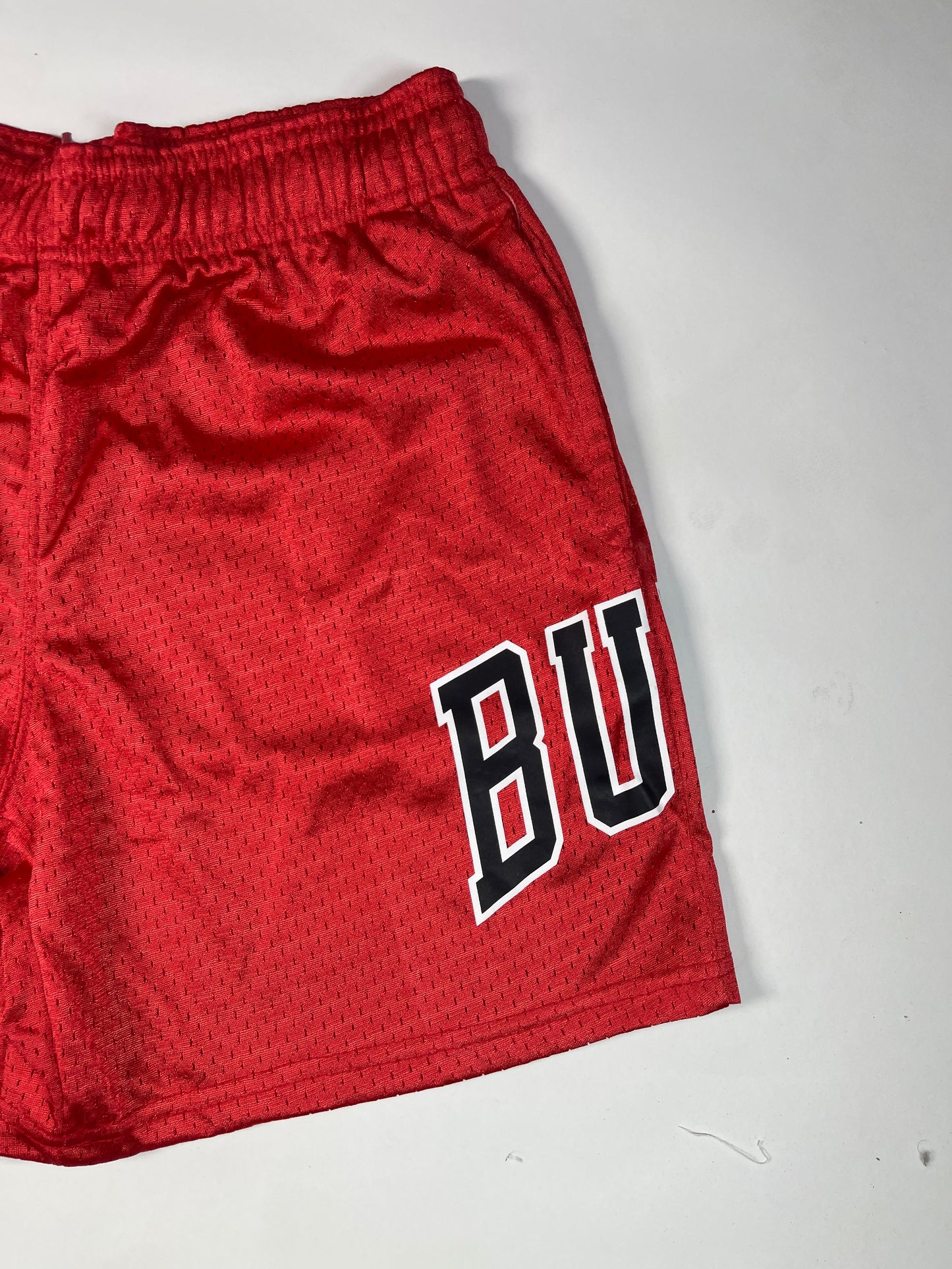 NBA Branded Boy's Polyester Shorts Red Color BST-02
