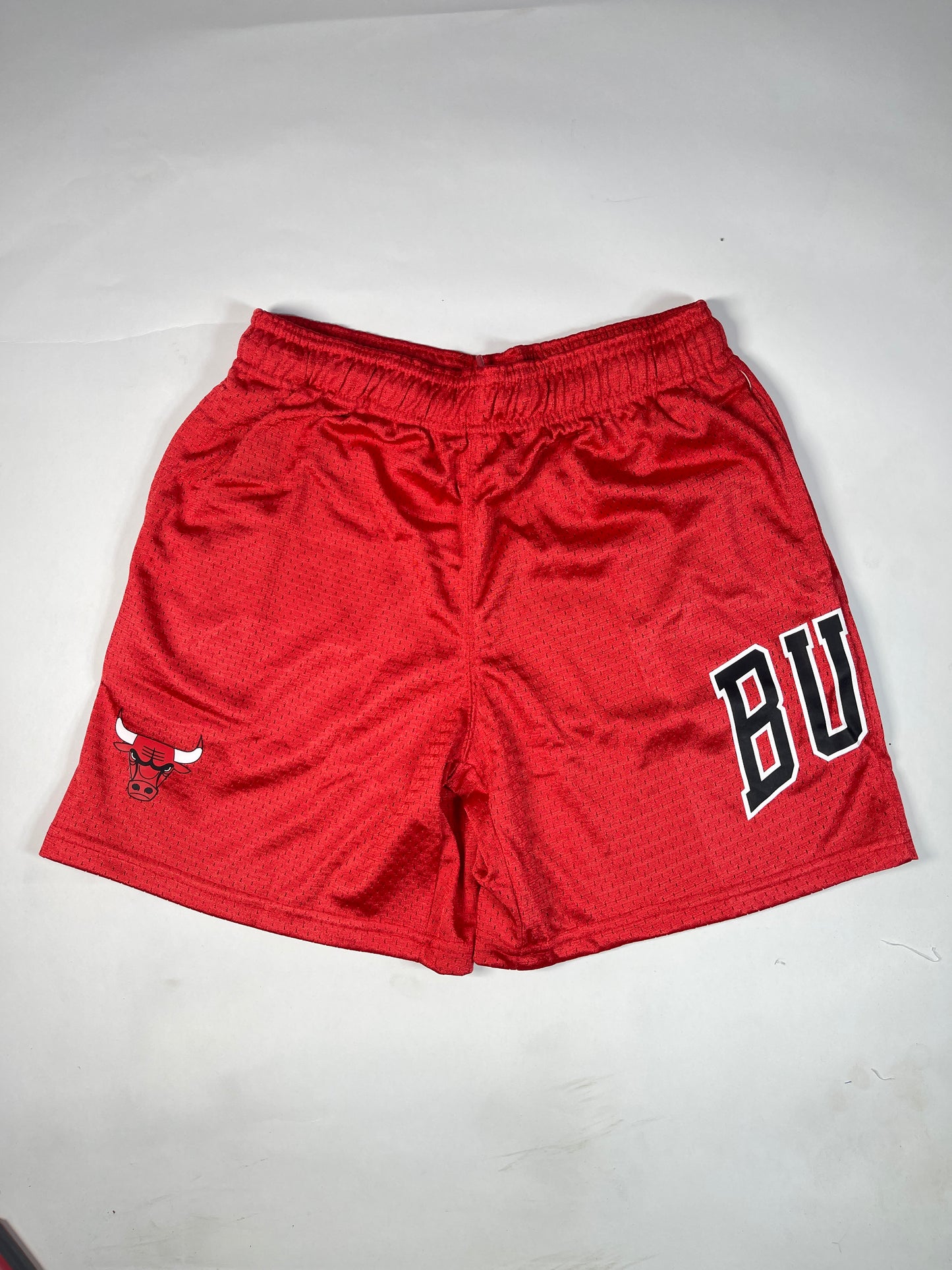 NBA Branded Boy's Polyester Shorts Red Color BST-02