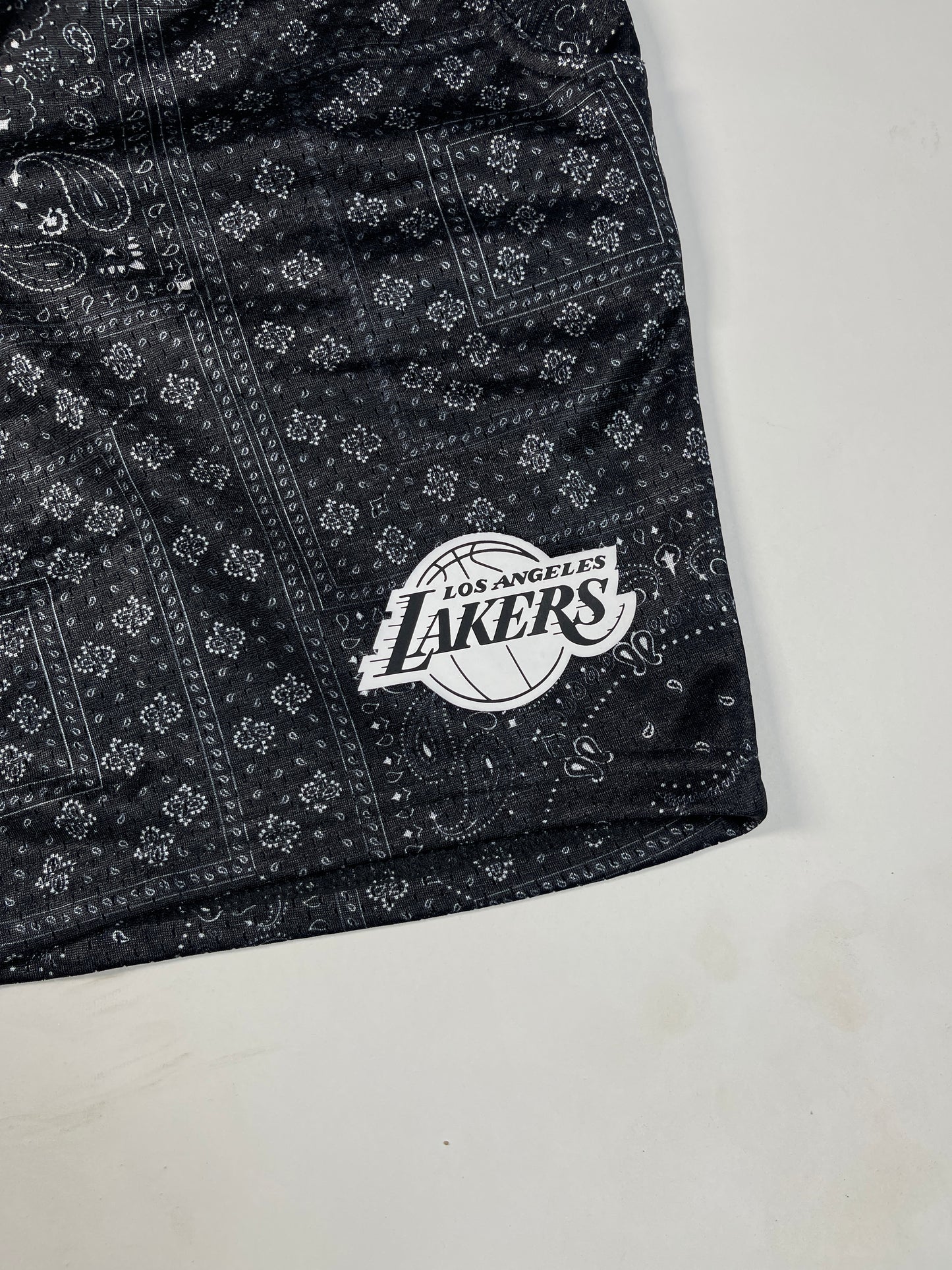 NBBA Branded Boy's Polyester Shorts Black Color BST-07
