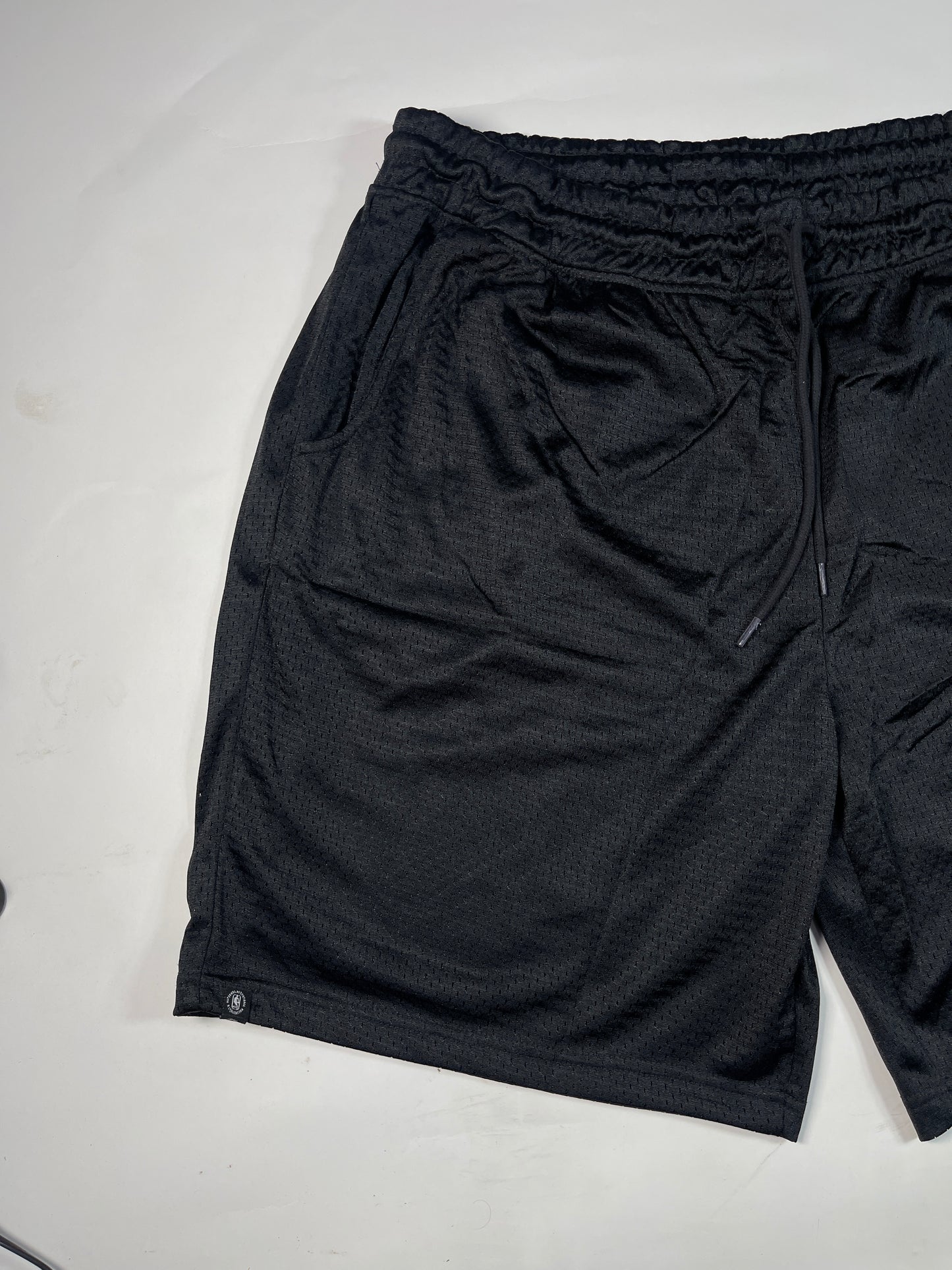 NBBA Branded Men's Polyester Short Black Color MST-03