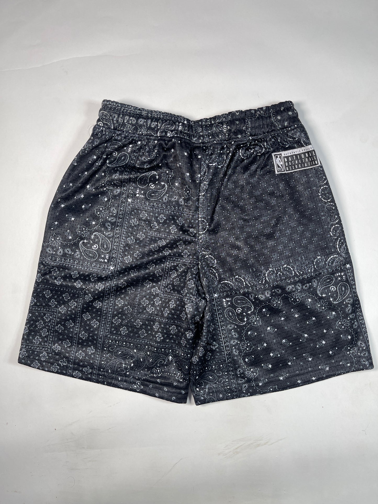 NBBA Branded Boy's Polyester Shorts Black Color BST-07