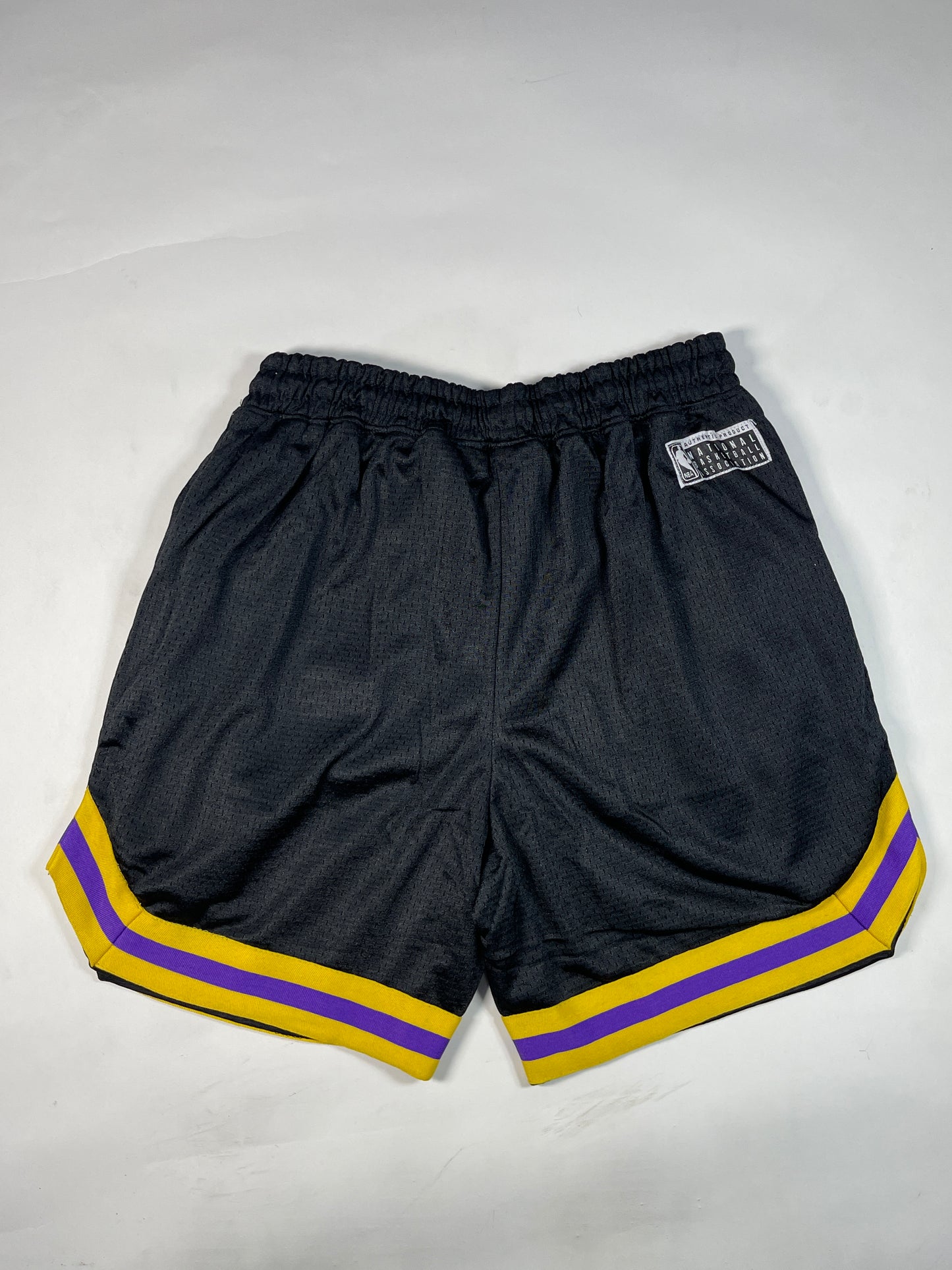 NBBA Boy's & Men's Polyester Shorts Black & Yellow Color BST-05