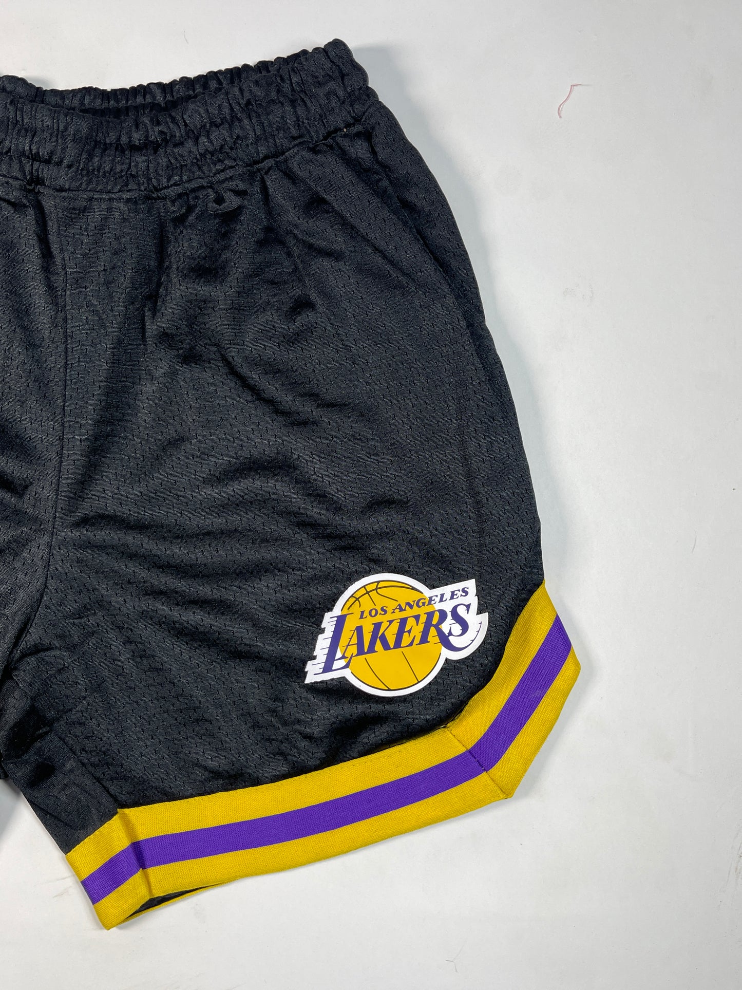 NBBA Boy's & Men's Polyester Shorts Black & Yellow Color BST-05