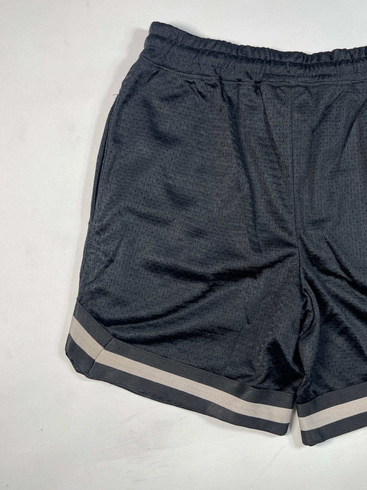 NBBA Boy's & Men's Polyester Shorts Black Color BST-09