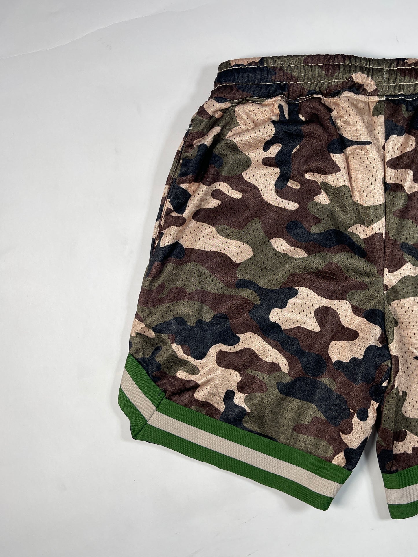 NBBA Boy's & Men's Polyester Shorts Camouflage Print BST-08