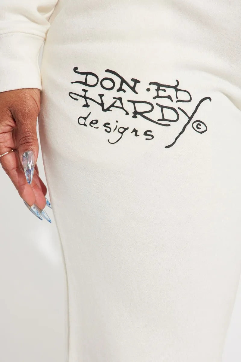 ED HRDY Branded Women's Off White Color Trouser HRD-20