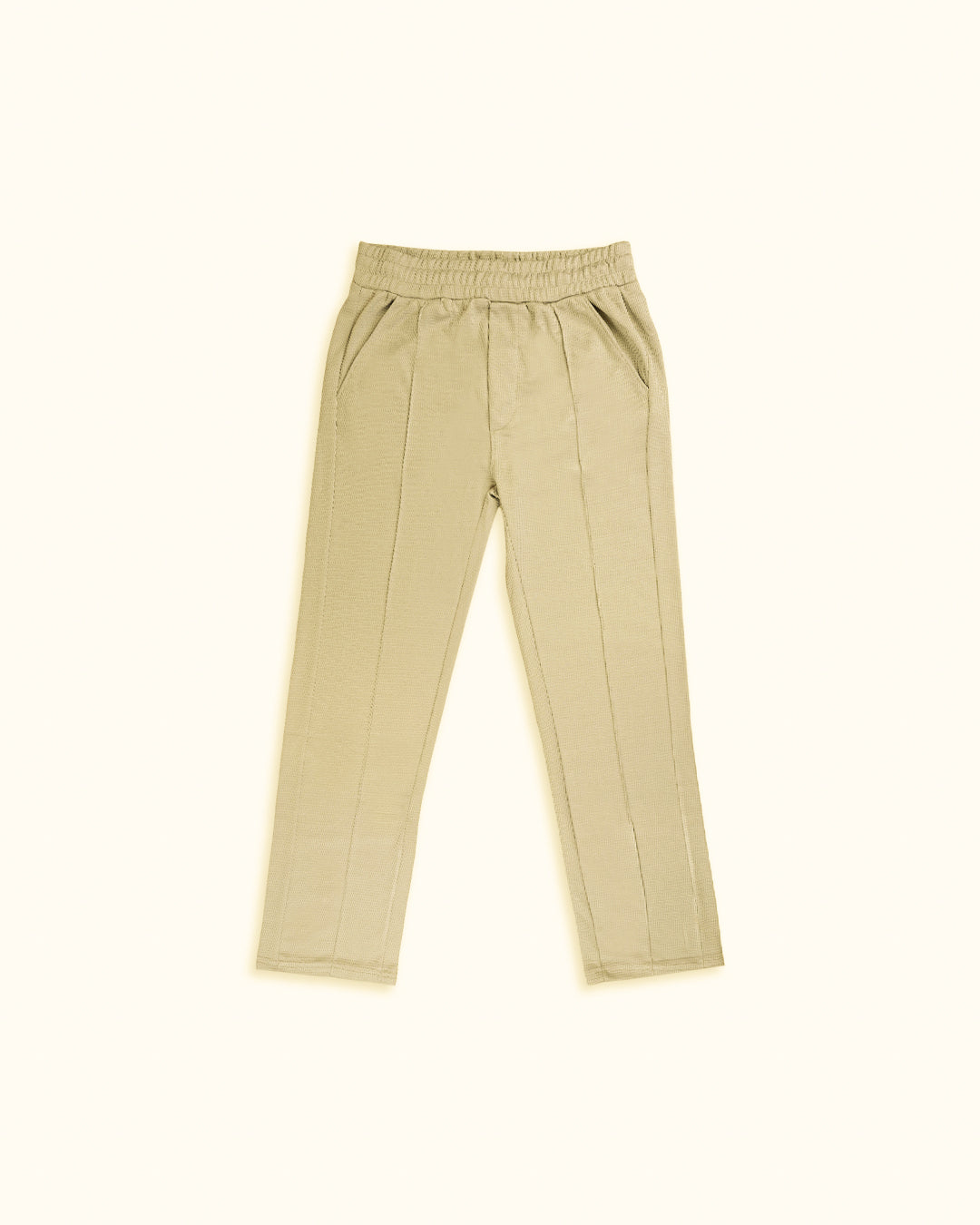 Zelig Branded Men's Light Khaki Color Textured Trouser MTR-03