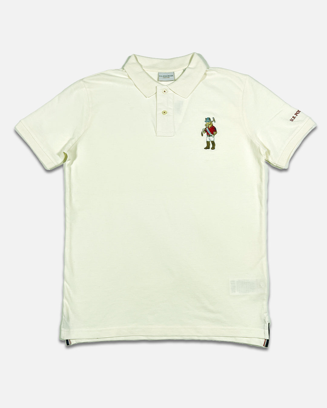 US Pollo Branded Men's Polo T-shirt White Color MPT-16