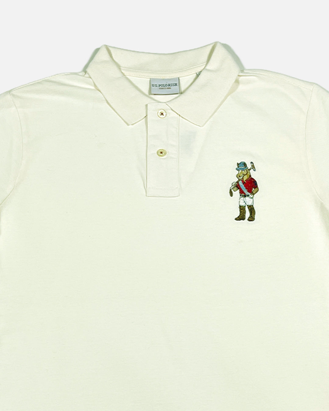 US Pollo Branded Men's Polo T-shirt White Color MPT-16