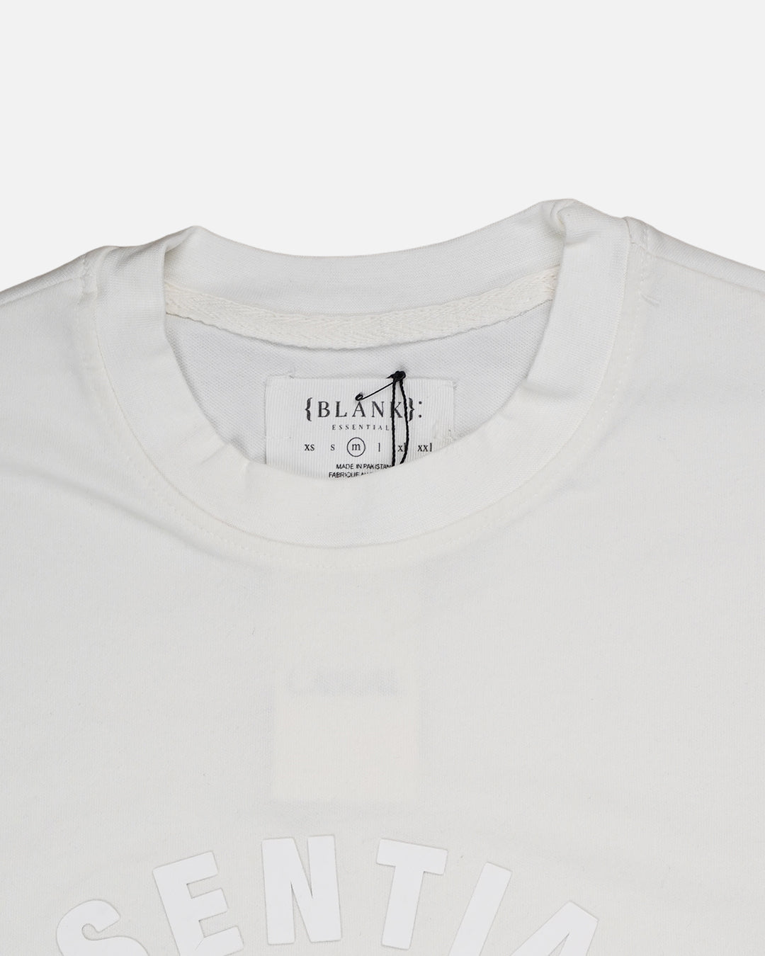 Blanky Branded Men's White Drop Shoulder Tee MT-16