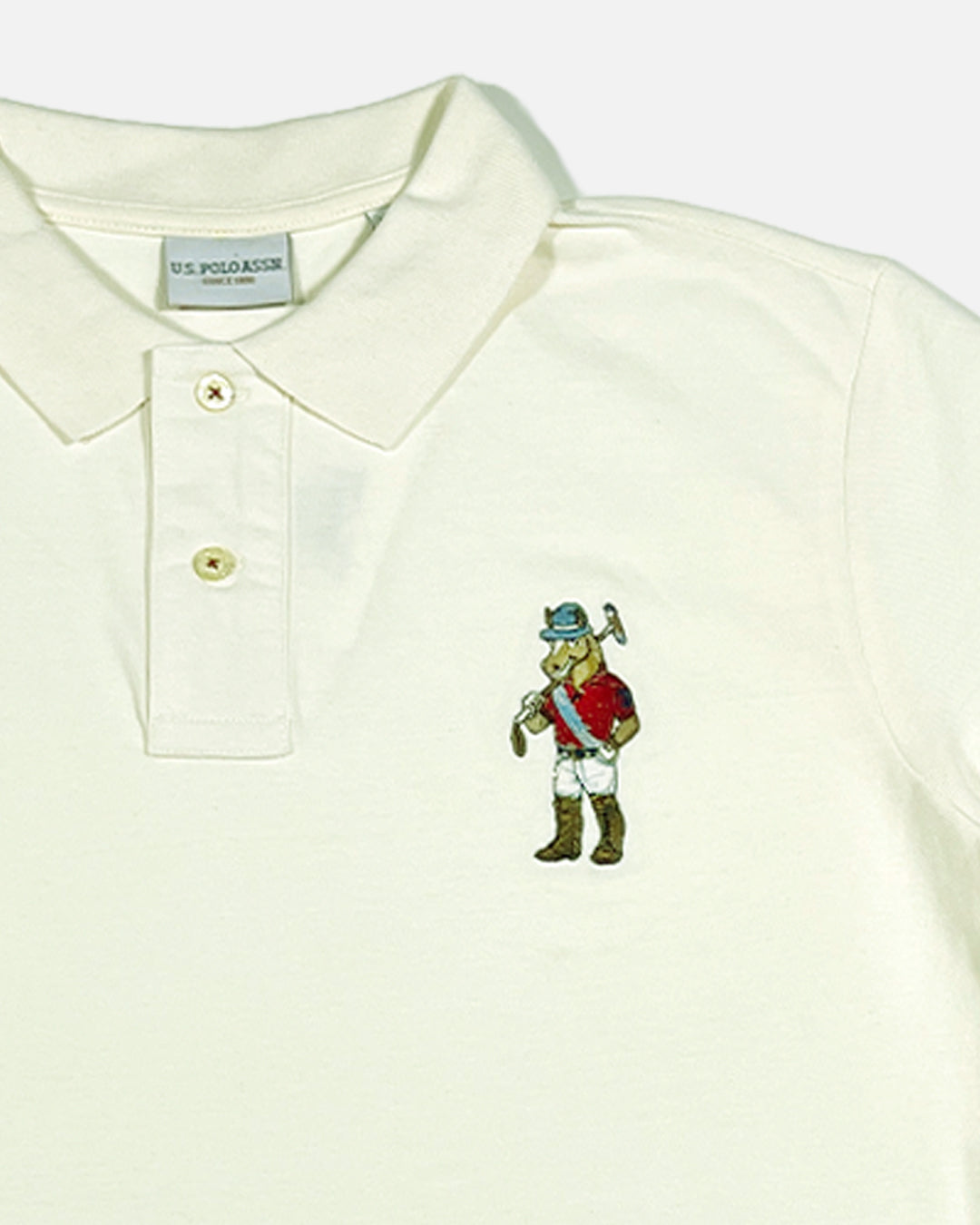 US Pollo Branded Men's Polo T-shirt White Color MPT-16