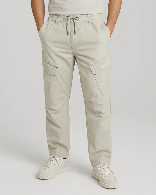 Zelig Branded Cargo Men's Off White Color CFP-17