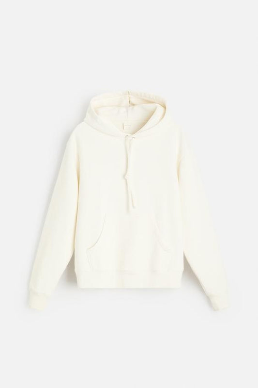 Unisex White Color Hoodie UZ-04