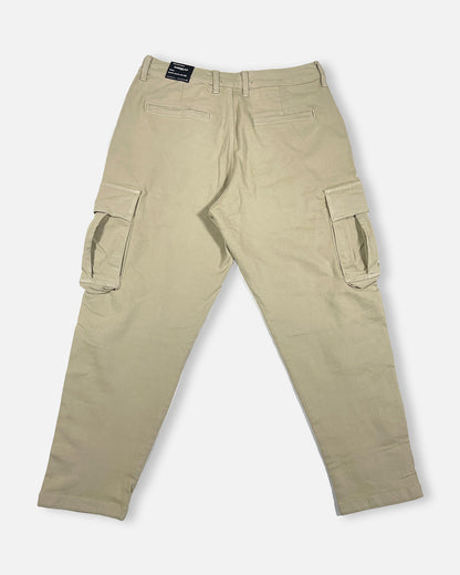 PullNBear Branded Men's Cargo Fit Pant Brown Color CFP-06