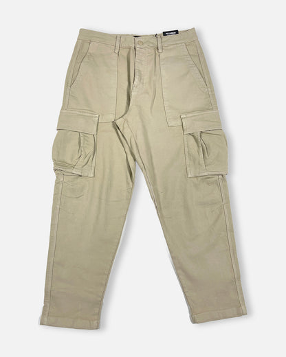 PullNBear Branded Men's Cargo Fit Pant Brown Color CFP-06