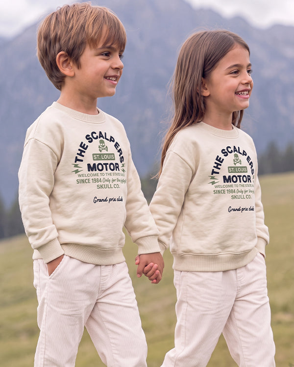Branded Kids "St. Louis Motor" Graphic Sweatshirt – Off-White SP-53
