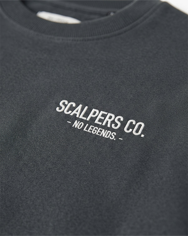 Scalp Branded Mens The Greenhouse Graphic Fleece Sweatshirt - Charcoal Sp-39