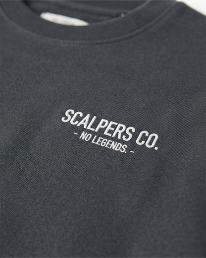 Scalp Branded Mens The Greenhouse Graphic Fleece Sweatshirt - Charcoal Sp-39