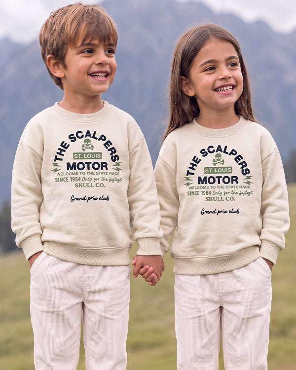 Branded Kids "St. Louis Motor" Graphic Sweatshirt – Off-White SP-53