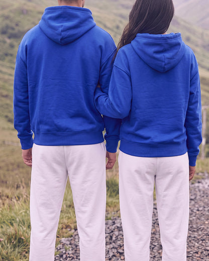 Branded Unisex Pullover Hoodie - Royal Blue Sp-67